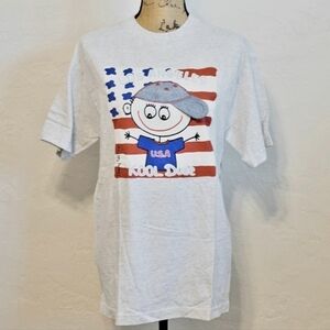 VTG Danny First Kool Kid Light Grey Unisex Short Sleeve Medium Shirt